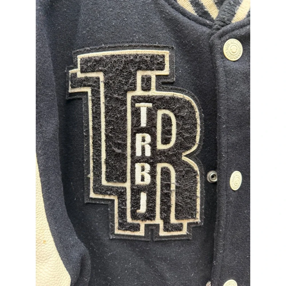Vintage True Religion Richie Letterman Basketball Varsity Jacket Mens Size XXXL
